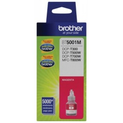 Botella de tinta BROTHER BT5001M, Magenta, 5000 páginas