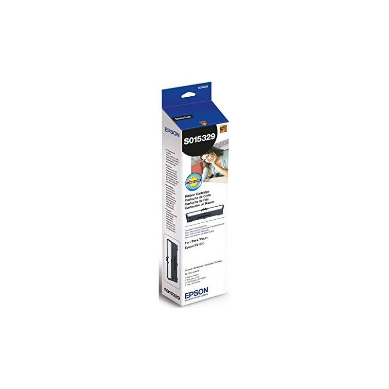 *Cinta EPSON S015329 para FX890, Negro, Matriz de punto