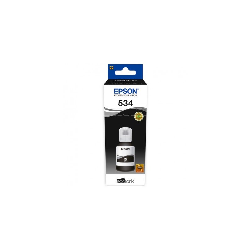 Botella de Tinta EPSON T534, Negro, Botella (T534120-AL)