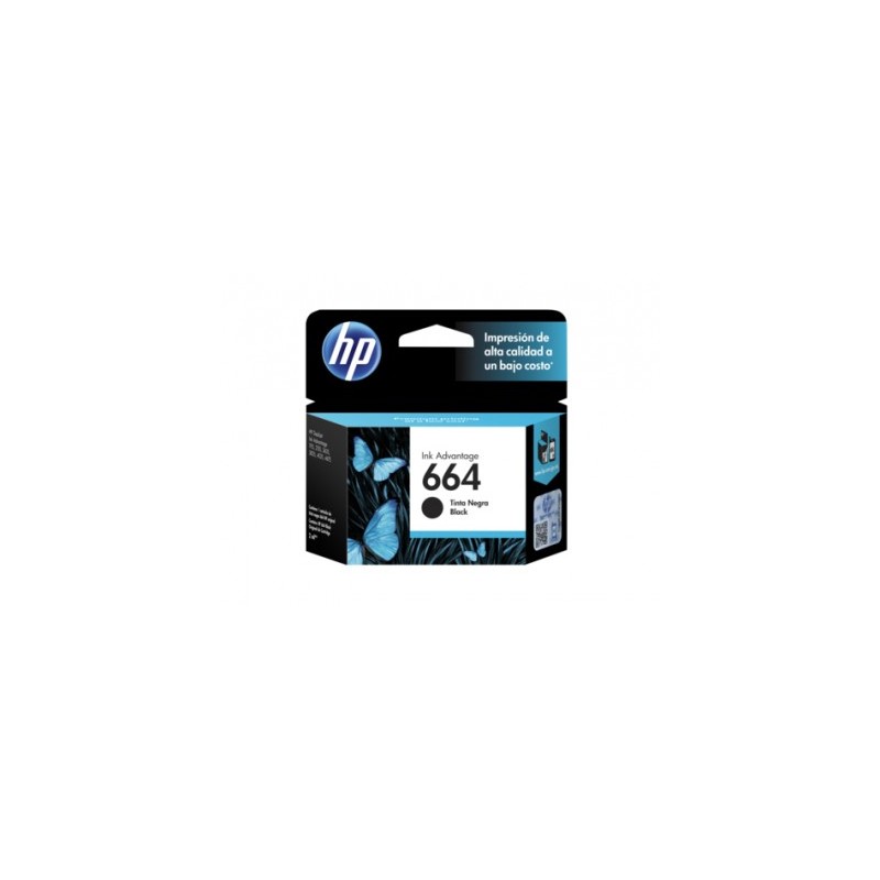 Cartucho HP Num 664, Negro F6V29AL