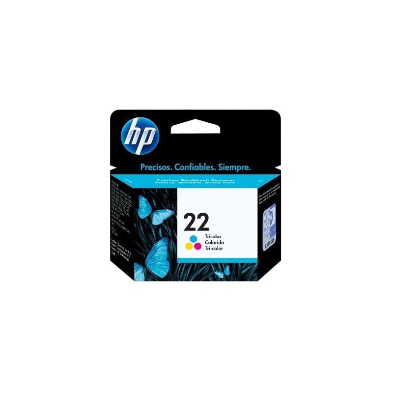 *Cartucho HP Num 22, Cian, Magenta, Amarillo C9352AL