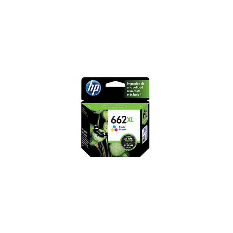 *Cartucho HP 662XL, CZ106AL, Cian, Magenta, Amarillo