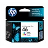 Cartucho HP Num 46, Azul, Magenta, Amarillo, HP (CZ638AL)