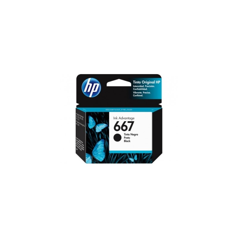 Cartucho HP 667, negro 3YM79AL