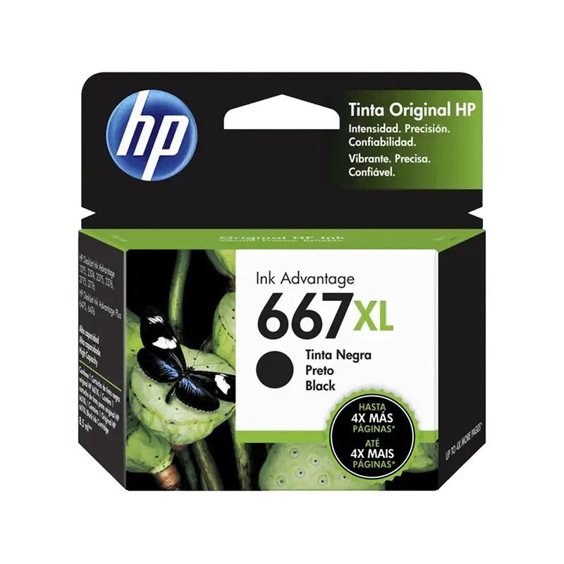 CARTUCHO HP NEGRO 667XL 3YM81AL