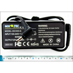 Cargador Compatible Lenovo 20V 2.255A ECO TEC, TIP 4.0*1.7, 45W