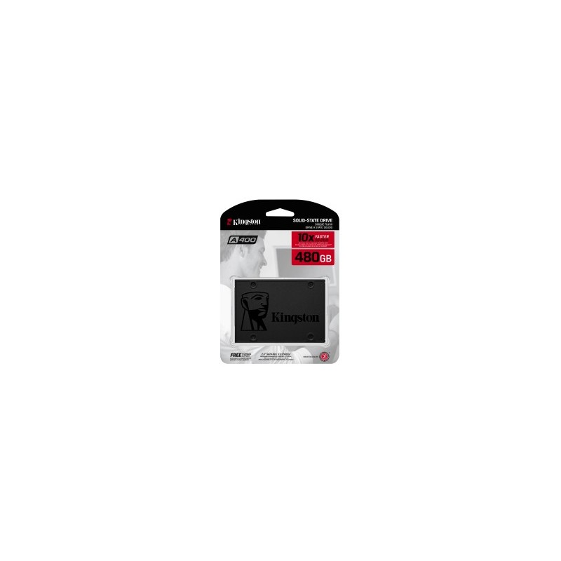 DISCO SSD 480 GB Kingston Technology SA400S37/480G, Serial ATA III, 500 MB/s, 450 MB/s, 6 Gbit/s
