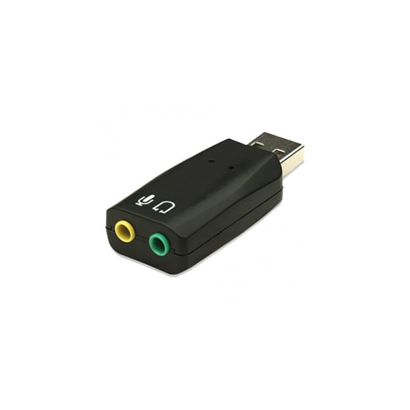 Convertidor USB a Audio BROBOTIX, USB, Negro 856601