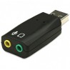 Convertidor USB a Audio BROBOTIX, USB, Negro 856601