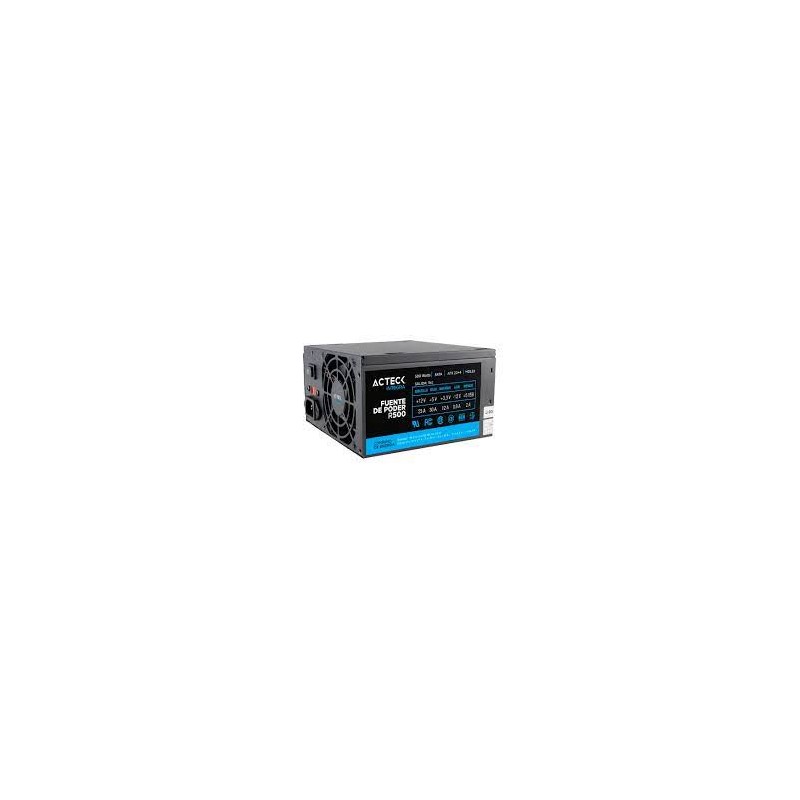 Fuente de Poder ACTECK R-500, Plata, 500 W