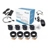 KIT 1080P LITE / 1 DVR 8 CANALES / H.265+ / 4 CAMARAS 2 MP METAL / FUENTE DE PODER Y ACCESORIOS