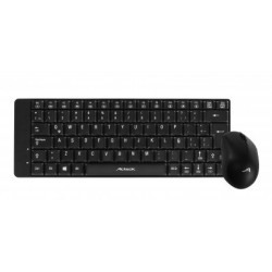 Kit teclado y mouse inalambrico ACTECK AC-916622, Mini, 79 teclas, Negro, 10 m