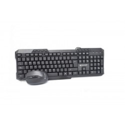 Kit Teclado y Mouse Naceb Technology NA-618, Estándar, Negro