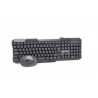 Kit Teclado y Mouse Naceb Technology NA-618, Estándar, Negro