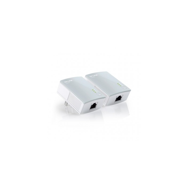 *Adaptador powerline TP-LINK TL-PA4010KIT, Color blanco, 500 Mbit/s TL-PA4010 Starter Kit