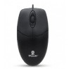 Mouse básico USB BROBOTIX 497202, Negro, Óptico