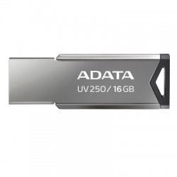 Memoria USB 2.0 ADATA AUV250-16G-RBK, Plata, 16 GB, USB tipo A