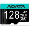 Memoria Micro SD 128GB Clase 10 (A2) ADATA AUSDX128GUI3V30SA2-RA1 V30S U3 A2 AQUA