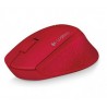 Mouse LOGITECH M280, Rojo, 3 botones, USB, Óptico, 1000 DPI