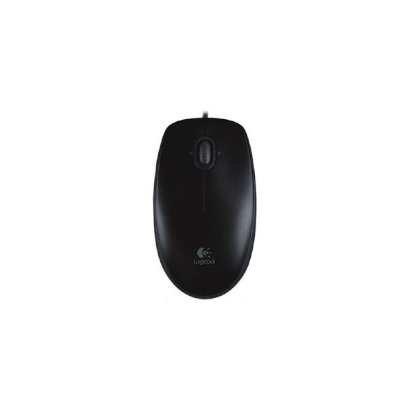 Mouse LOGITECH M100, Negro, 3 botones, USB, Óptico, 1000 DPI