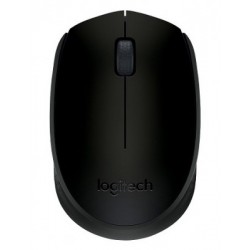 Mouse LOGITECH M170, Gris, 3 botones, RF inalámbrico, Óptico