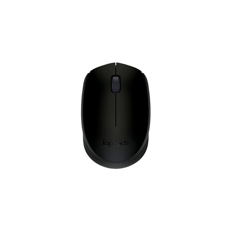 Mouse LOGITECH M170, Gris, 3 botones, RF inalámbrico, Óptico