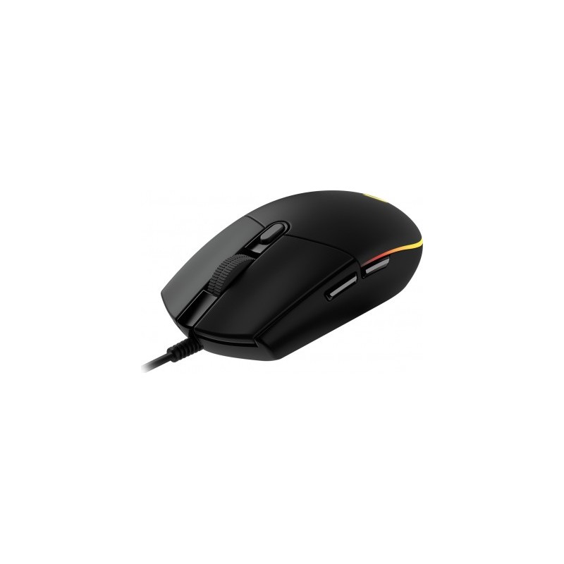 Mouse LOGITECH G203, USB, Juego, 200-8.000 dpi, Negro