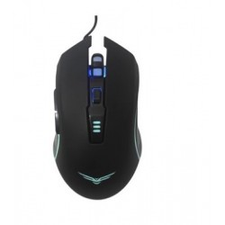 Mouse Gamer Horus Naceb Technology NA-0937, Alámbrico, 1000/1600/2400/3200 DPI's, Negro