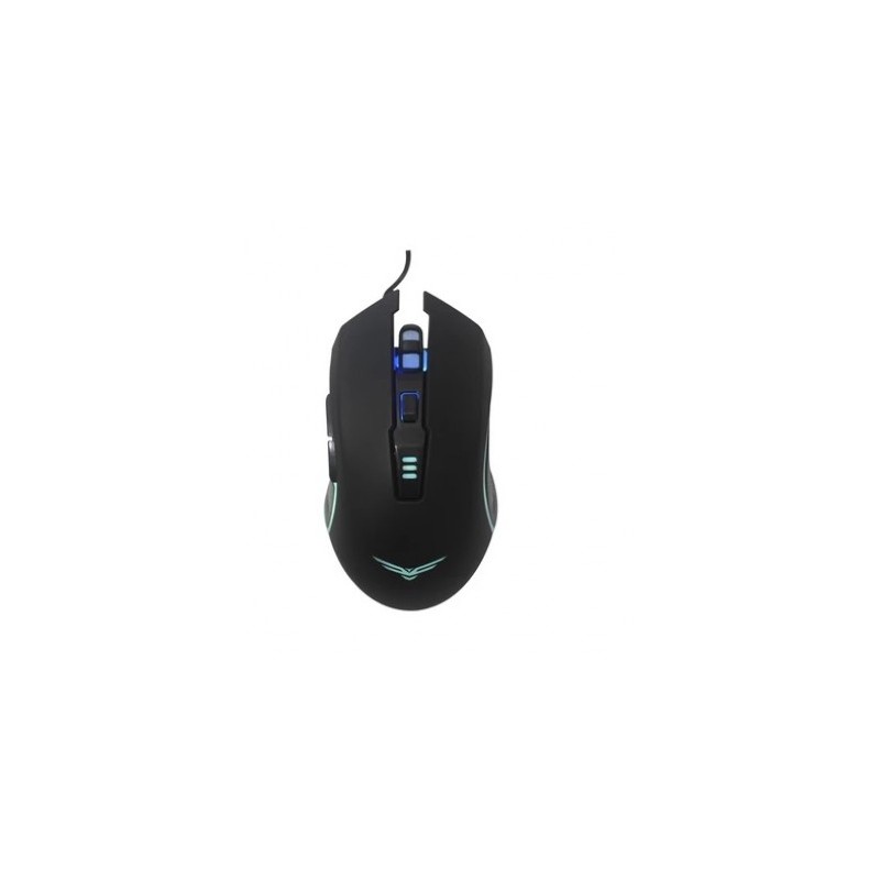 Mouse Gamer Horus Naceb Technology NA-0937, Alámbrico, 1000/1600/2400/3200 DPI's, Negro