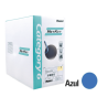 BOBINA CABLE UTP COBRE 305M CAT6 CM 24 AWG AZUL
