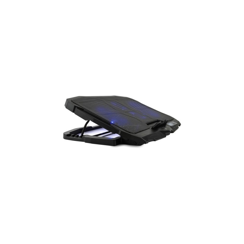 Base enfriadora Vorago CP-301 laptop hasta 17 pulgadas 5 posiicones LED 4 ventiladores