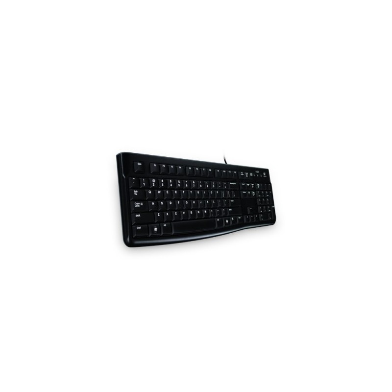 Teclado LOGITECH K120, USB, PC/server, Negro
