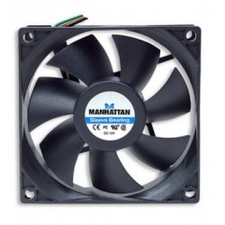 Ventilador MANHATTAN, Ventilador, Negro, De plástico, 53 g, 2500 RPM