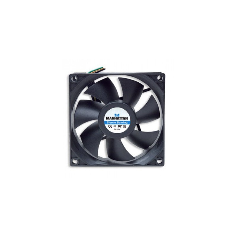 Ventilador MANHATTAN, Ventilador, Negro, De plástico, 53 g, 2500 RPM