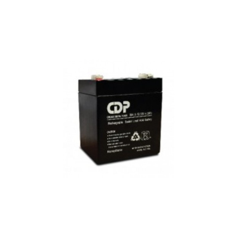 Batería CDP B-12/4.5, Negro, 12 V