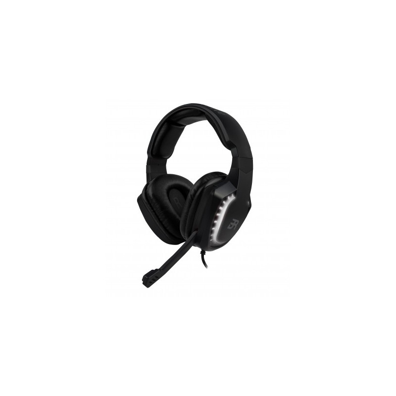 Diadema Headset Gaming Balam Rush Magma, Negro, Alámbrico, USB/ 3.5mm, 2 m, audifono