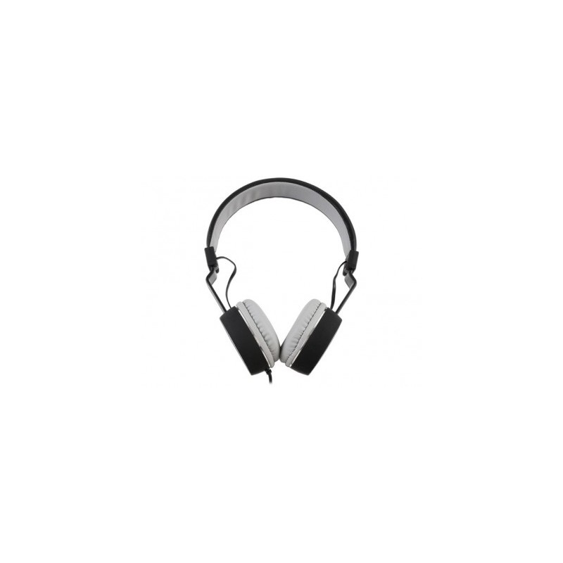 Diadema Naceb Technology NA-0310G, Gris, 3.5 mm, 1.2 m, 110 DB +- 3DB