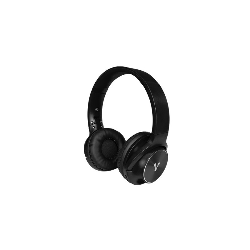 Diadema Vorago HPB-200 Bluetooth FM/MSD plega VORAGO HPB-200, Diadema, Negro, Bluetooth 5.0