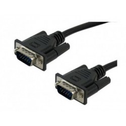 Cable VGA - HD15 MANHATTAN, 1,8 m, VGA (D-Sub), VGA (D-Sub), Negro