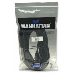 Cable HDMI MANHATTAN, 10 m, HDMI, HDMI, Macho/Macho, Negro 322539