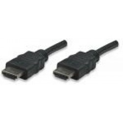 Cable HDMI MANHATTAN, 5 m, HDMI, HDMI, Macho/Macho, Negro