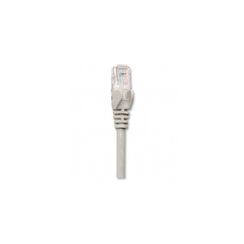 Cable de parcheo INTELLINET, 7,5 m, RJ-45, RJ-45, Macho/Macho, Gris
