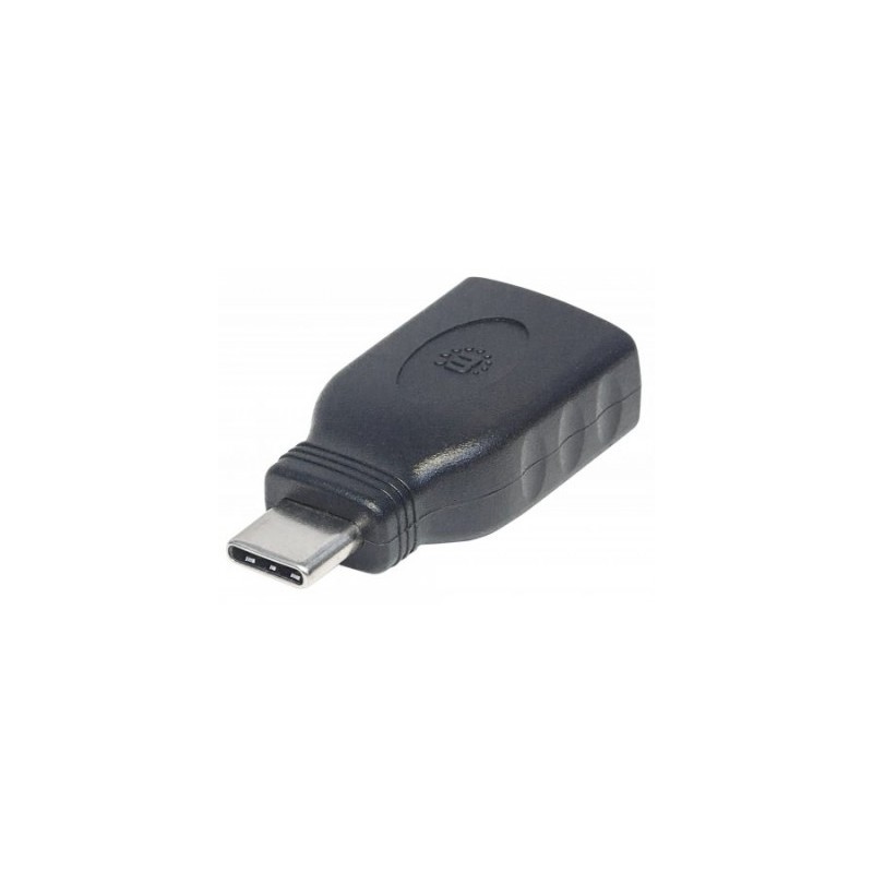 Adaptador USB C MANHATTAN 354646, USB C, Negro