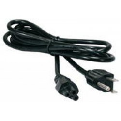 Cable de corriente - Trebol MANHATTAN, 1,8 m, Negro 348591