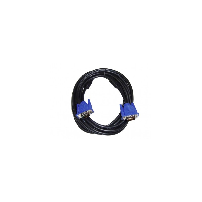 Cable VGA Naceb Technology, 3 m, VGA (D-Sub), VGA (D-Sub), Negro
