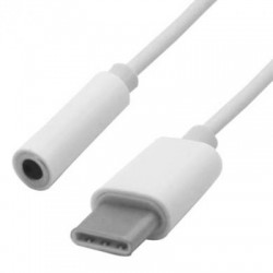 Cable USB V3.0 Tipo C a Audio, Auxiliar 3.5 mm, Hembra BROBOTIX 170229