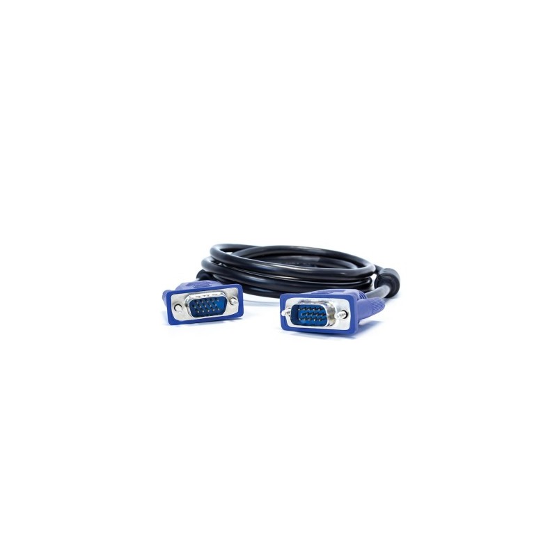 Cable VGA VORAGO CAB-106, 2 m, VGA (D-Sub), VGA (D-Sub), Negro