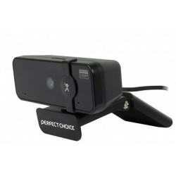 Webcam PERFECT CHOICE PC-320500, 2 MP, USB, Negro, 1920 x 1080 Pixeles