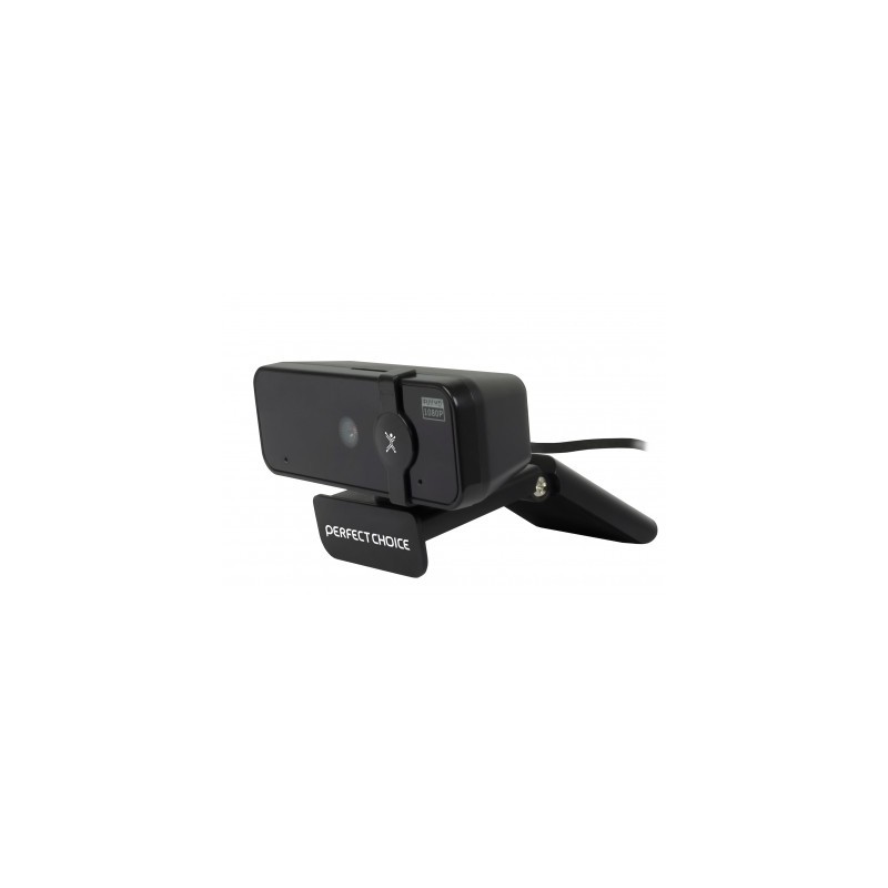 Webcam PERFECT CHOICE PC-320500, 2 MP, USB, Negro, 1920 x 1080 Pixeles